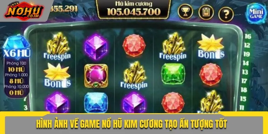 Hình ảnh về game nổ hũ kim cương tạo ấn tượng tốt